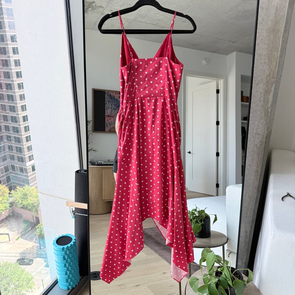 Haney Polka Dot Midi Dress - Picture 3 of 7